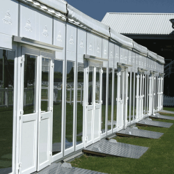 38 - Marquee panels glazed