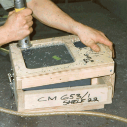 18 - Trimming of mouldings by hand held router using marine ply guide jigs