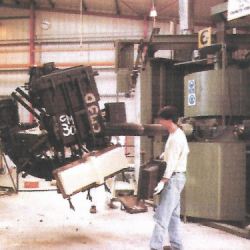 48 - Unloading finished product from mould tool