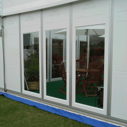 36 - Marquee panels glazed & unglazed twin wall construction insulated
